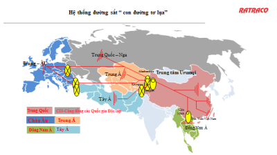 Dịch vụ vận chuyển hàng hóa đường sắt giữa Trung Quốc và Châu Âu tiếp tục phát triển