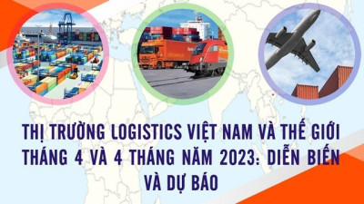 Thị trường logistics Việt Nam và thế giới tháng 4 và 4 tháng năm 2023: diễn biến và dự báo