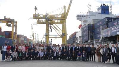 Đoàn đại biểu Diễn đàn Logistics Việt Nam 2025 khảo sát cảng Tiên Sa