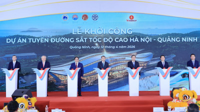 Khởi công tuyến đường sắt tốc độ cao Hà Nội - Quảng Ninh