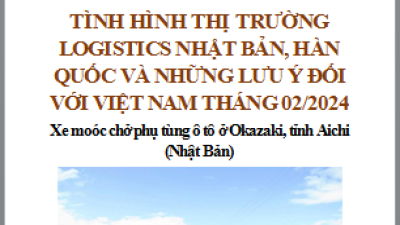 Báo cáo thị trường logistics Nhật Bản, Hàn Quốc và những lưu ý đối với Việt Nam tháng 02/2024 (miễn phí)