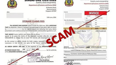 Một số thông báo mới của Hải quan Singapore