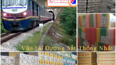 CÔNG TY ĐƯỜNG SẮT THỐNG NHẤT nhận vận chuyển các loại hàng hóa