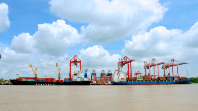 Khai thác thử nghiệm cầu cảng số 1 bến cảng SP-ITC