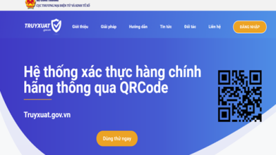 Giải pháp xác thực hàng chính hãng Qrcode bảo vệ doanh nghiệp và người tiêu dùng